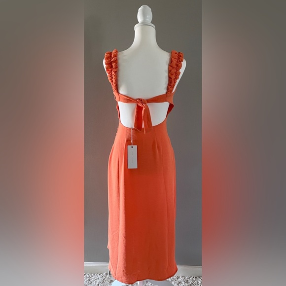 Summer Dress Open Back, color grapefruit, from a boutique NWT - Picture 8 of 12